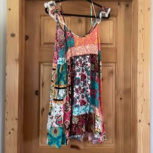 Grace & Lace patchwork dress, size M.